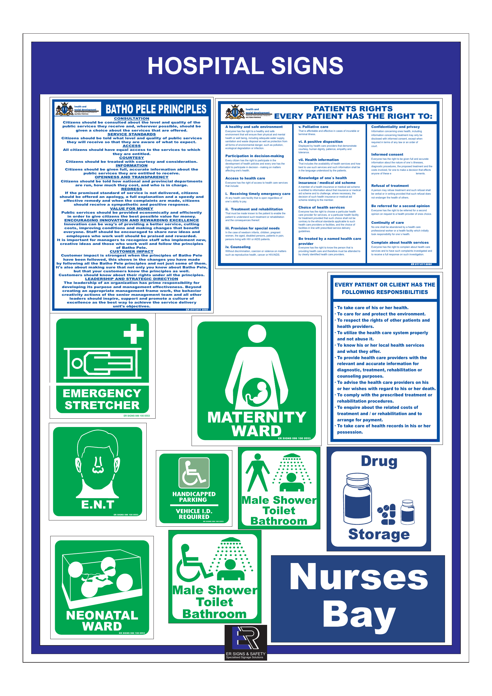 Hospital Signs